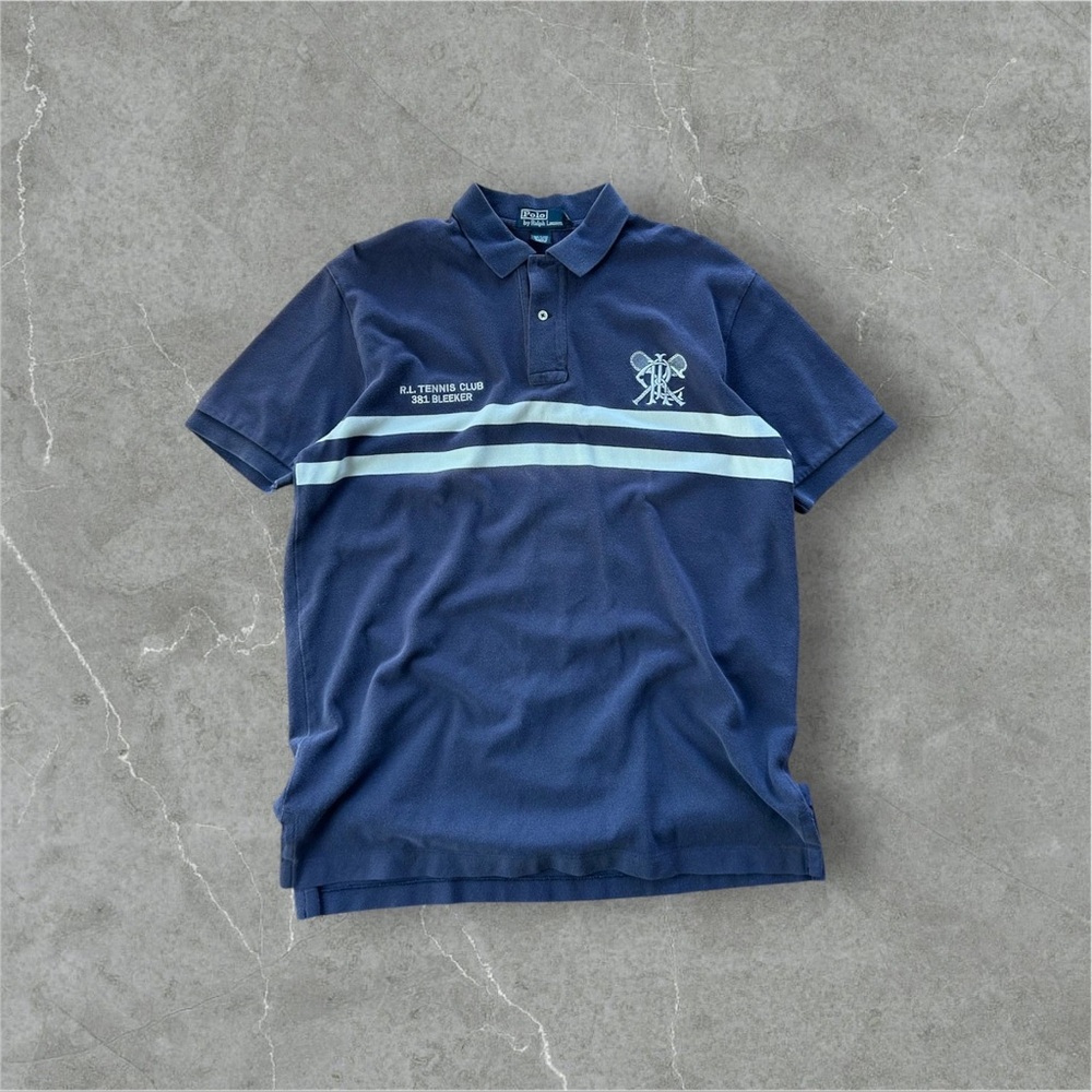 Vintage 00s Ralph Lauren Tennis Club Chief Keef Style Polo Shirt